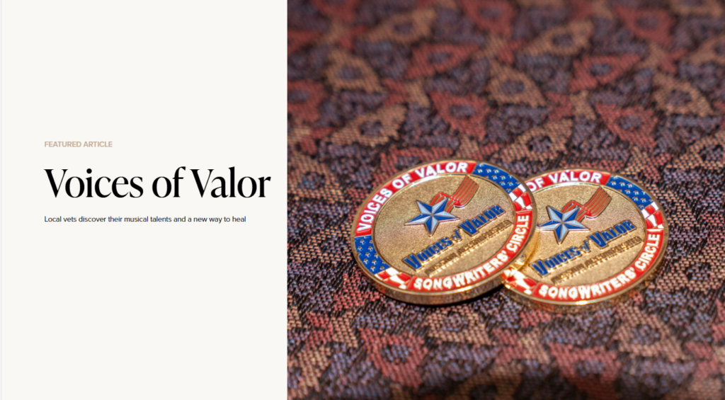 Voices of Valor- Local vets discover their musical talents and a new way to heal